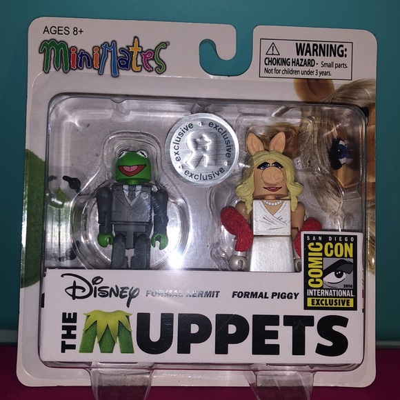 SDCC Minimates The Muppets Kermit and Miss Piggy - Picture 3 of 11